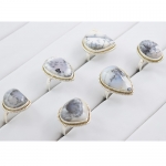 Dendrite agate gemstone ring jewellery